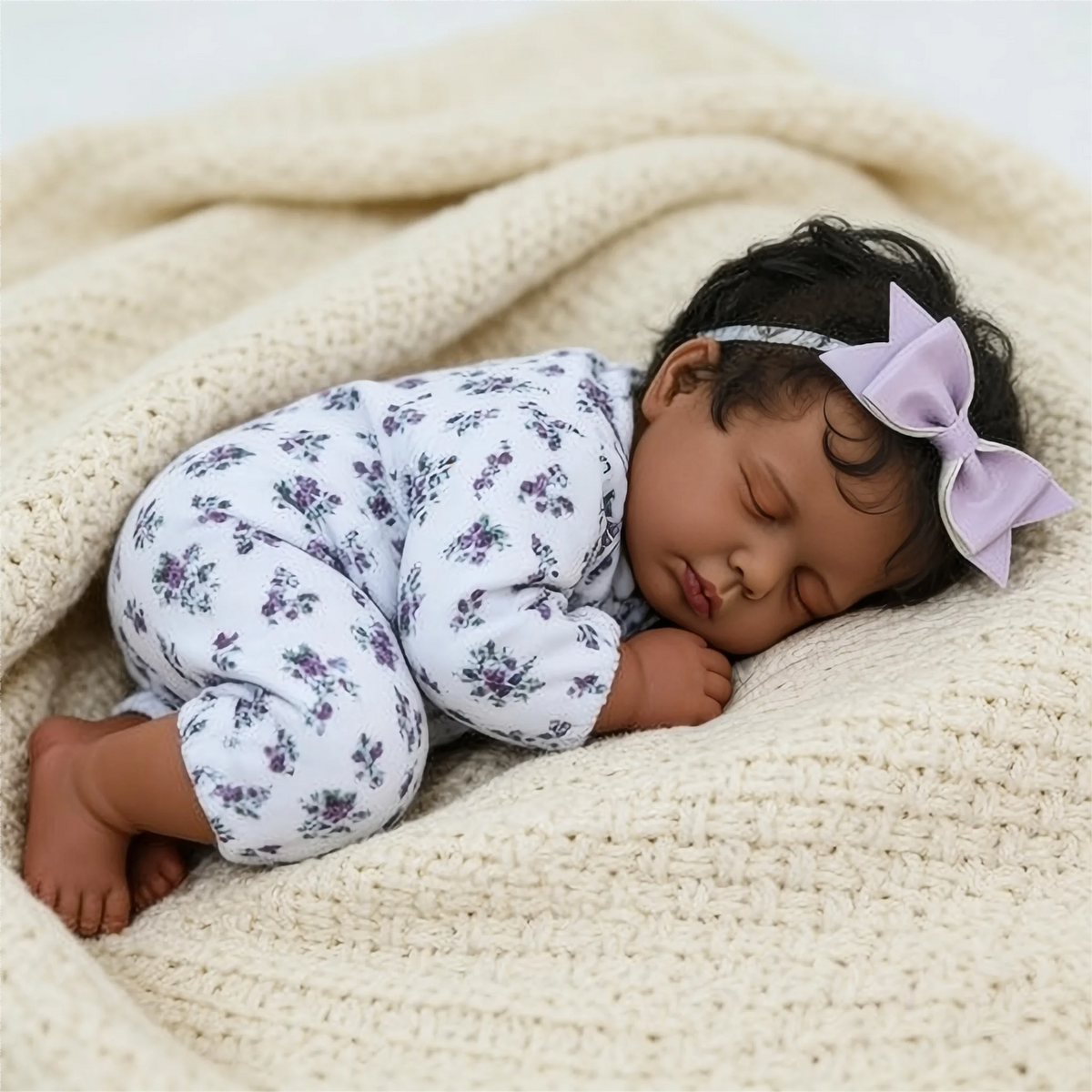 18-Inch Reborn Baby Dolls - Realistic Newborn, Soft Weighted Body, Adorable Poseable Real Life Doll– Gift for Kids Age 3+