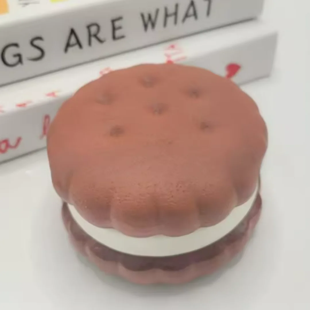 CV Squishy Simulated Cake Squeeze Toy Stress Relief Slow Rising Sensory Fidget for Anxiety ADHD Autism Gifts Adults ASMR Fun