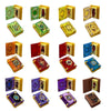 36pcs/12 sets of magic books, MOC small particle building blocks, high-quality ABS, flip books, DIY assembled toys.