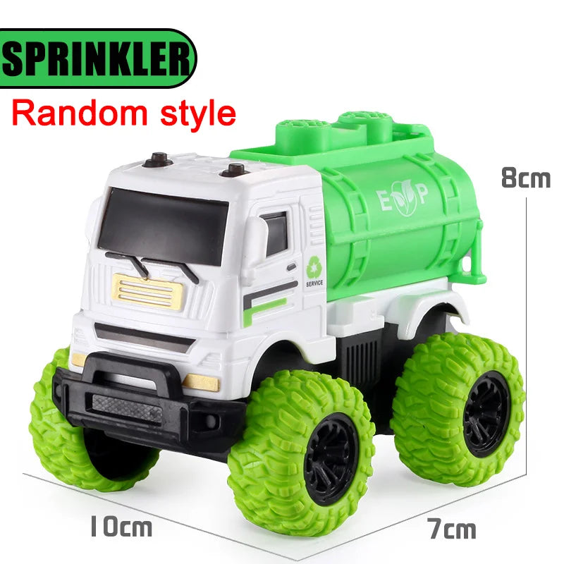 Pull Back Toy Car Inertial Rotation Car Four-wheel Drive Off-road Vehicle SUV Racing Power Car Children's Toy CarGift
