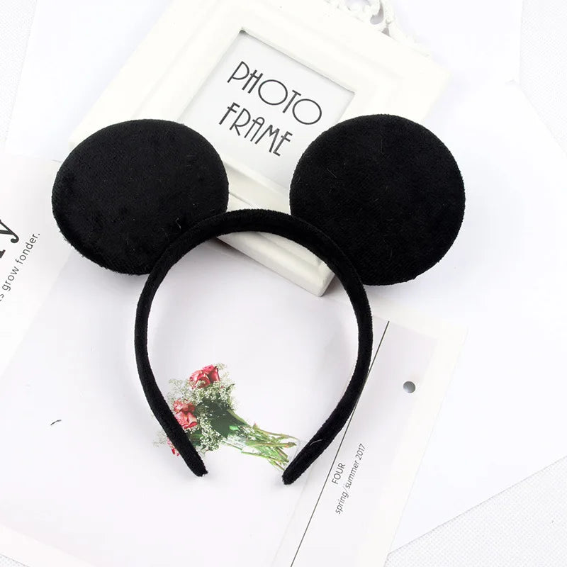 Mouse Ears Headhand for Girls Adults Cute Cartoon Party Cosplay Hair Accessories Sequin Bows Hairband Toys