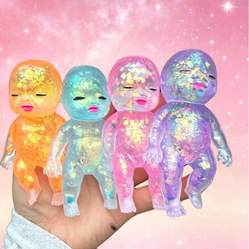 Natasha Soft Maltose Baby Squeeze Toy, Cute Stretchable Slow Rising Stress Relief Toy, Ideal Gift for Adults Anxiety Relief