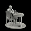 75mm resin unpainted model kit, Napoleon Emperor unassembled and unpainted GK