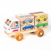Stackable Puzzle Truck - Car Transporter | Made in the Canada | Printed with Non-toxic Ink in the USA ๐บ๐ธ