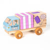 Stackable Puzzle Truck - Ice Cream Truck | Made in the Canada | Printed with Non-toxic Ink in the USA πΊπΈ