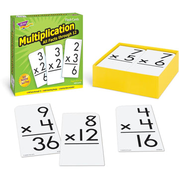 Trend Multiplication All Facts Through 12 Flash Cards - Theme/Subject: Learning - Skill Learning: Multiplication - 169 Pieces -