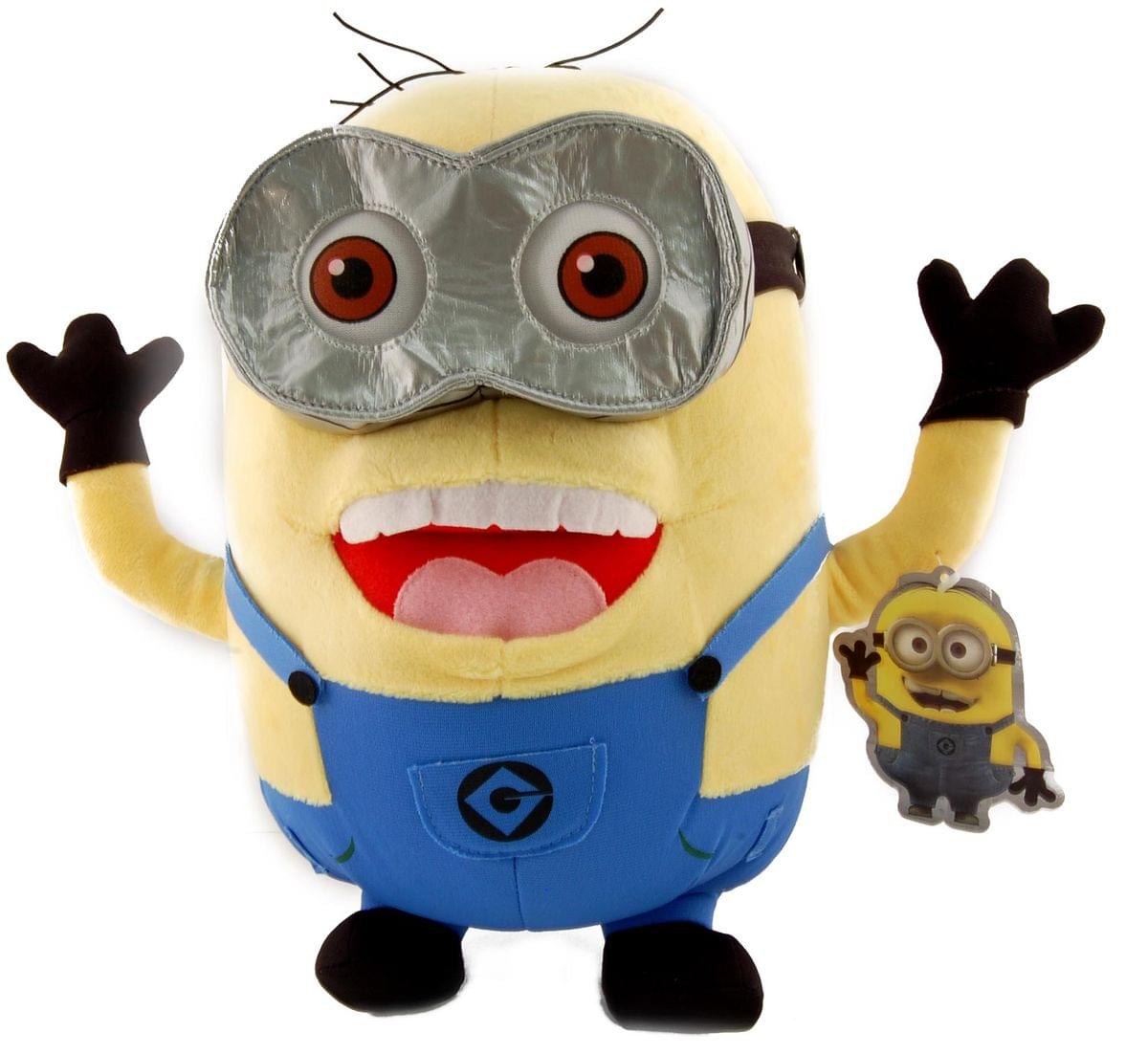 Despicable Me 2, 2 Eyed With Open Mouth Minion Jorge 12'' Plush