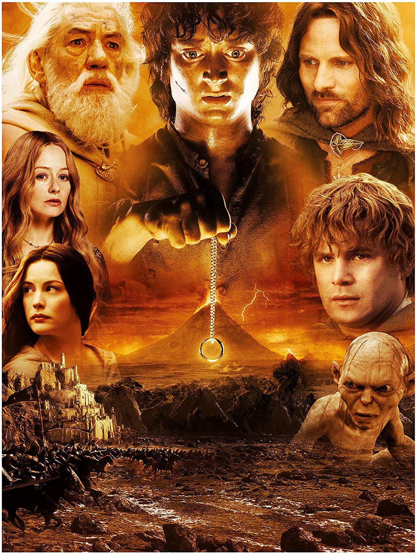 Lord Of The Rings Mount Doom 1000 Piece Jigsaw Puzzle