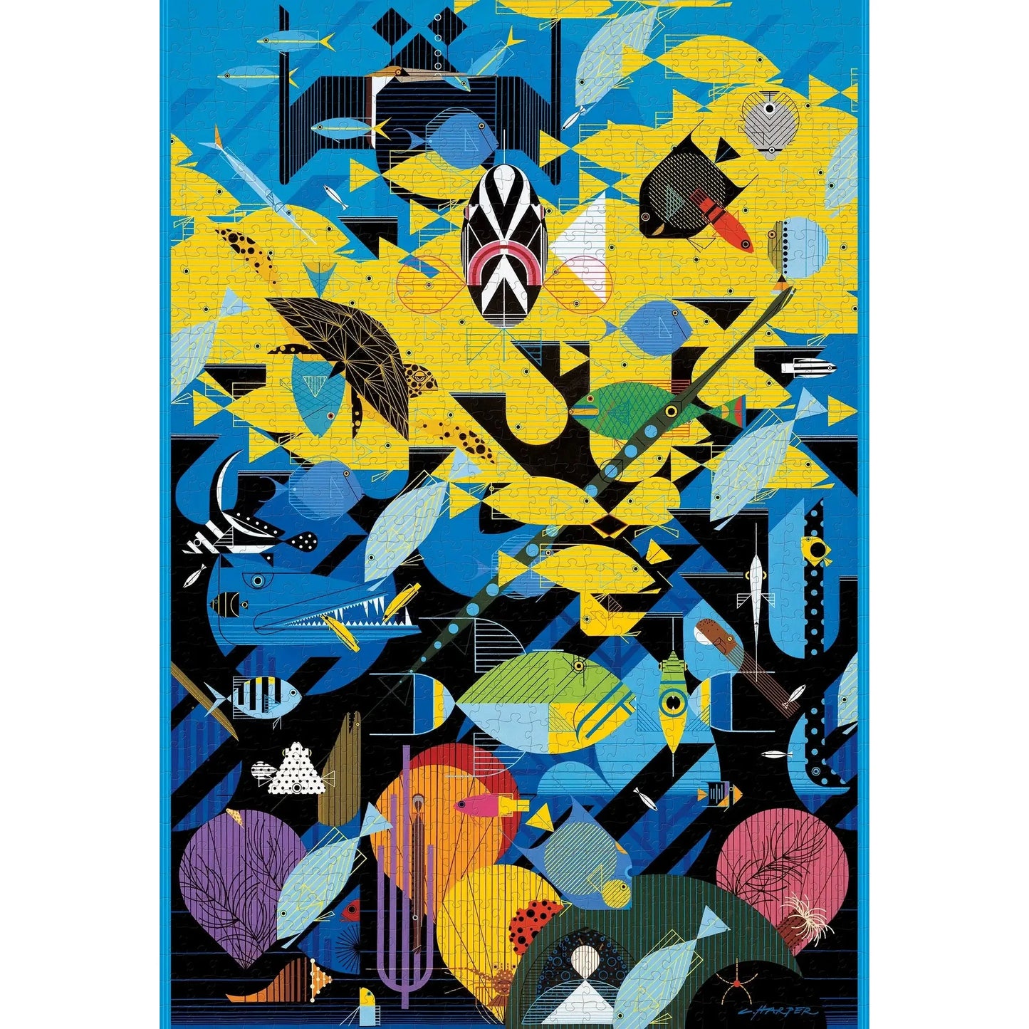 The Coral Reef 1000 Piece Jigsaw Puzzle Pomegranate