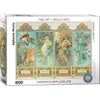 The Four Seasons by Mucha 1000 Piece Jigsaw Puzzle Eurographics