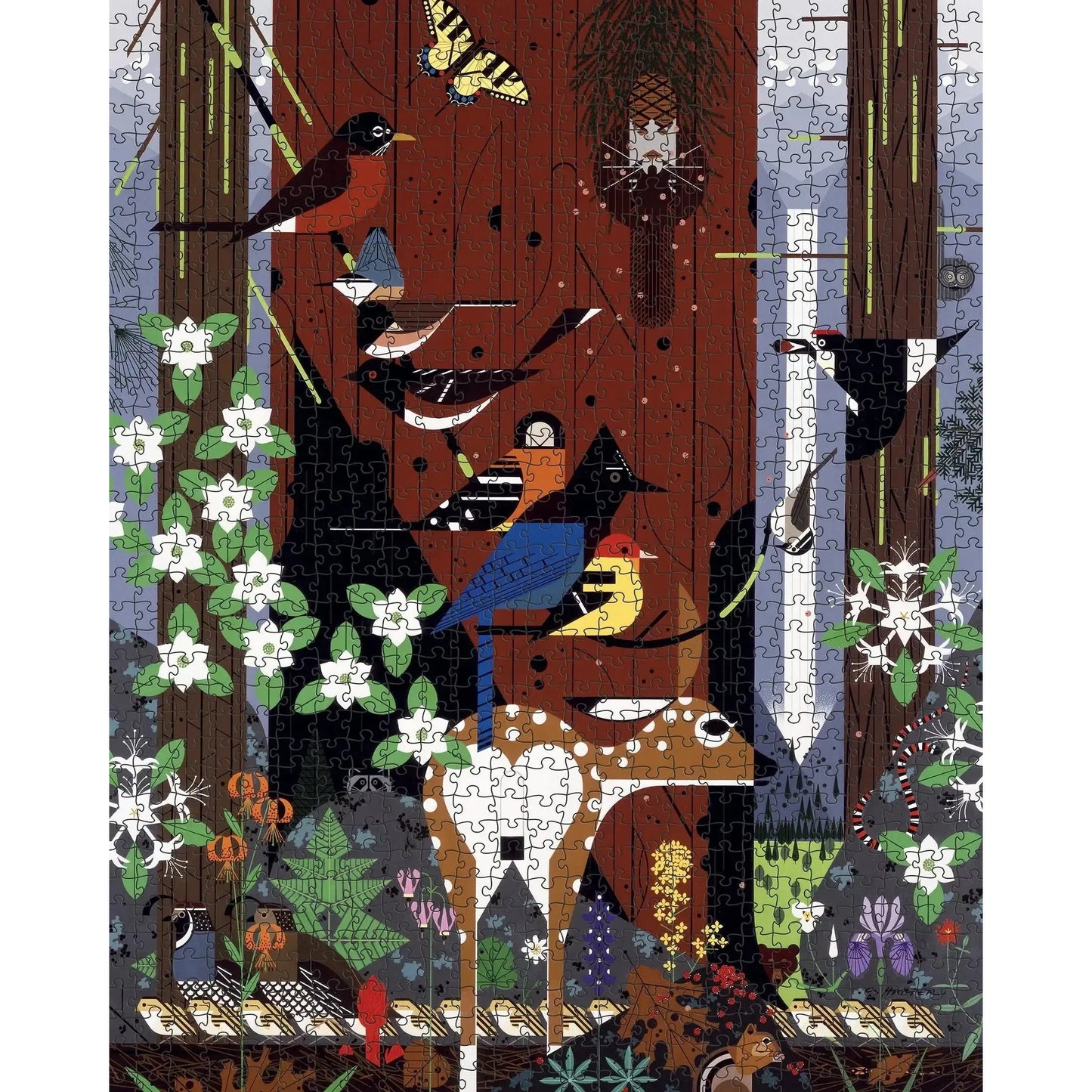 The Sierra Range 1000 Piece Jigsaw Puzzle Pomegranate