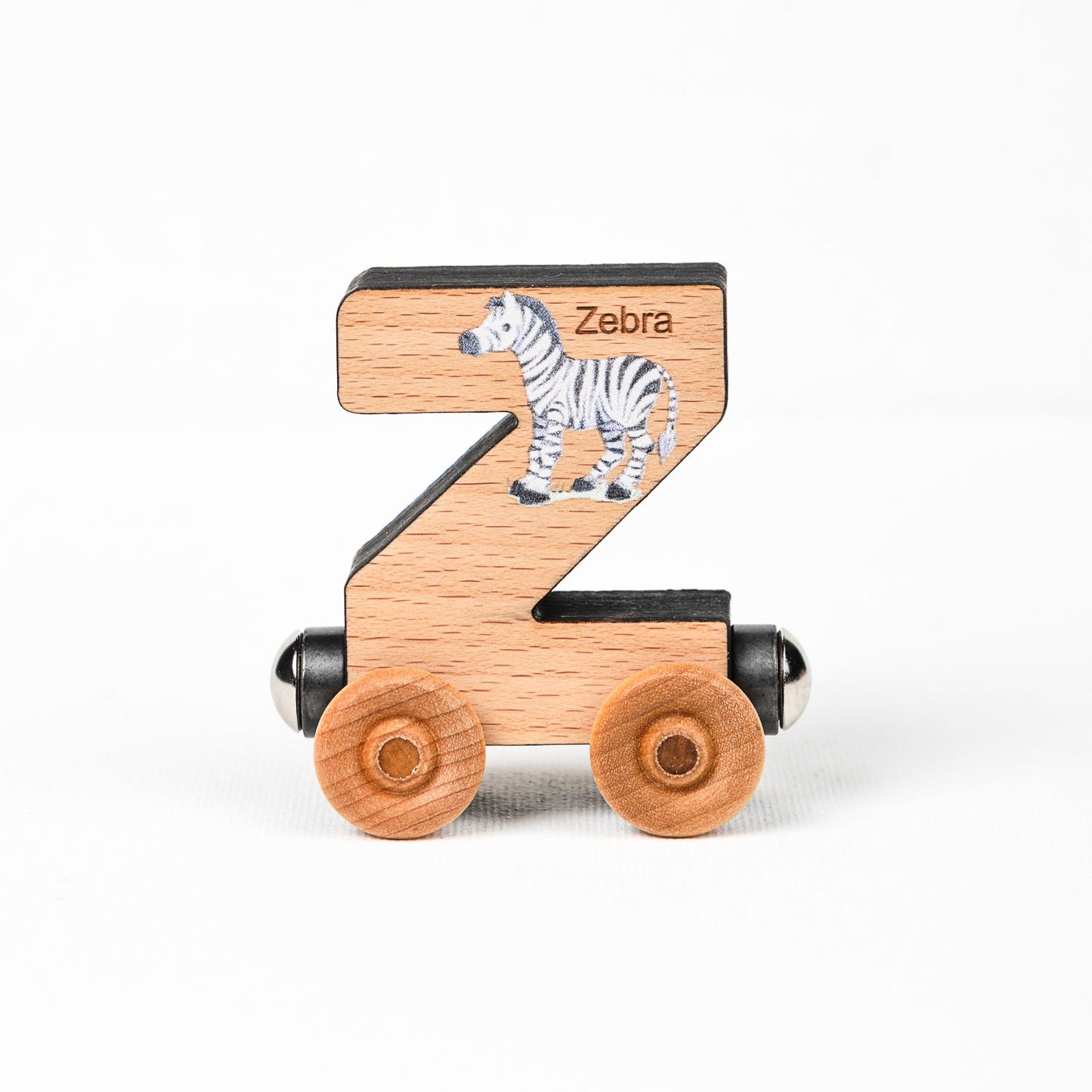 ABCs Magnetic Wooden Train Letters Made in USA for Kids | Made in the USA ๐บ๐ธ