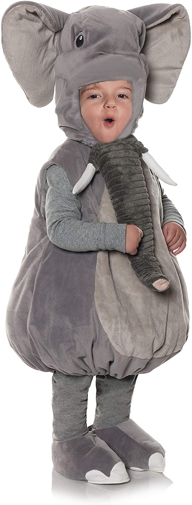 Elephant Plush Belly Babies Toddler Costume | X-Large (4-6)