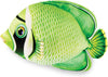 Real Planet Sea Life Plush - Soft Stuffed Animal Gift For Kids All Ages, Sea Ocean Fishing Plushie, Christmas Birthday Gifts (Green Butterfly Fish, 13') (13' Long)