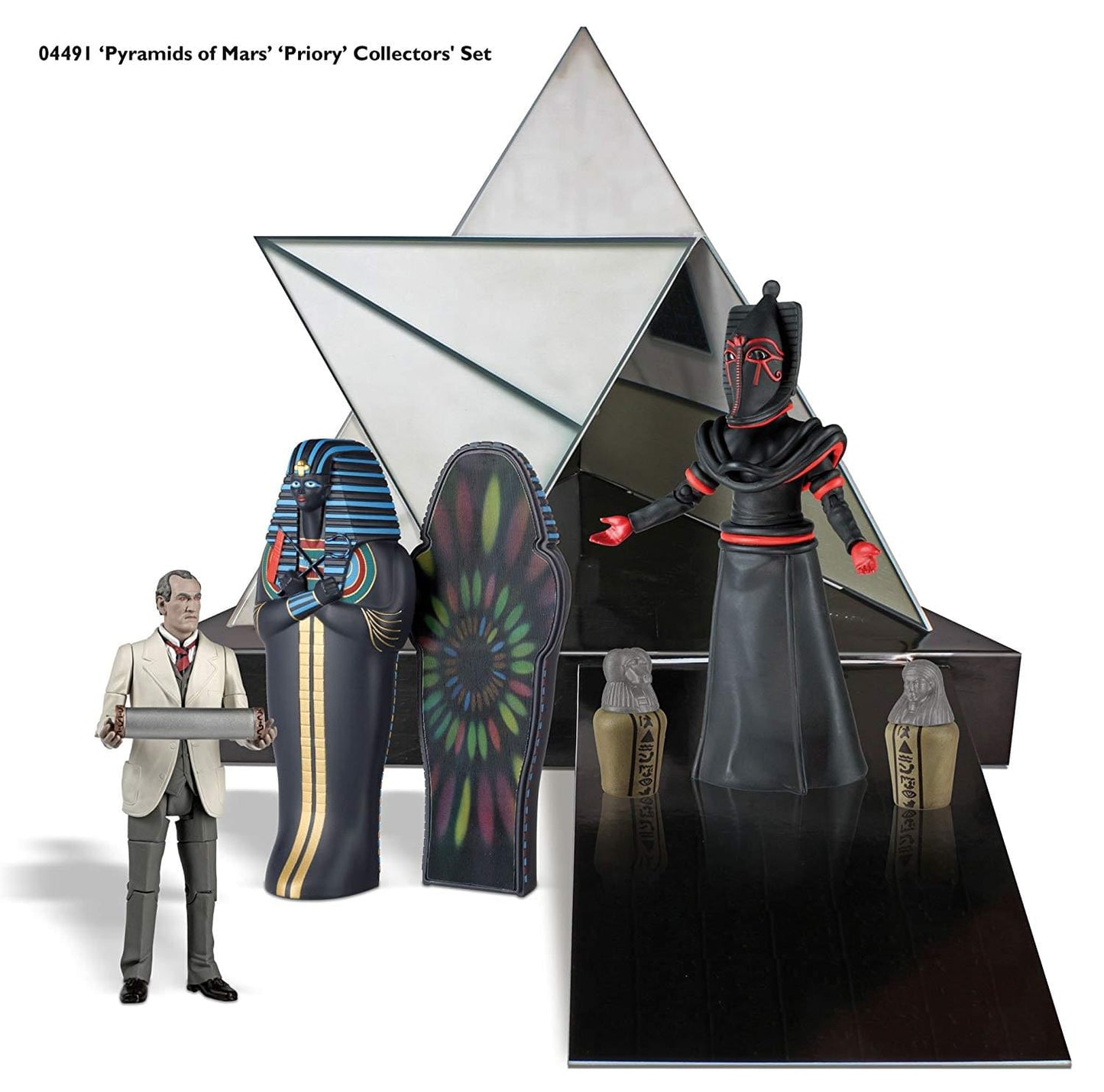 Doctor Who ''Pyramids Of Mars'' 5'' Action Figure Box Set
