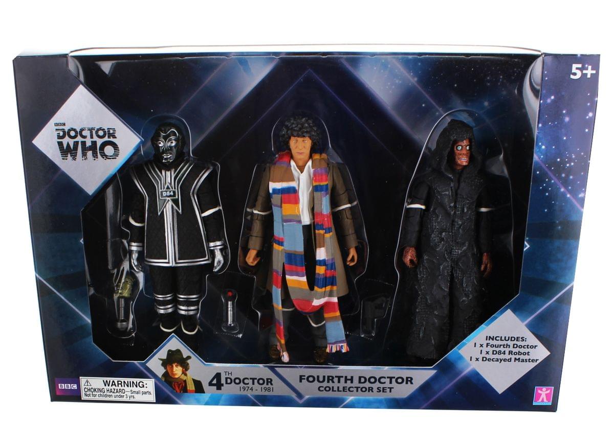 Doctor Who 5.5'' Action Figure Set: 4Th Doctor, D84, Decayed Master