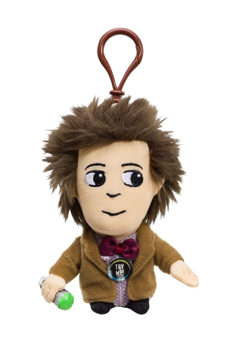 Doctor Who 4'' Matt Smith Talking Plush Clip On