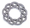 BePuzzled Coaster Hanayama Metal Brainteaser Puzzle, Mensa Rated Level 4, Chrome, Ages 12+ - Model 30844