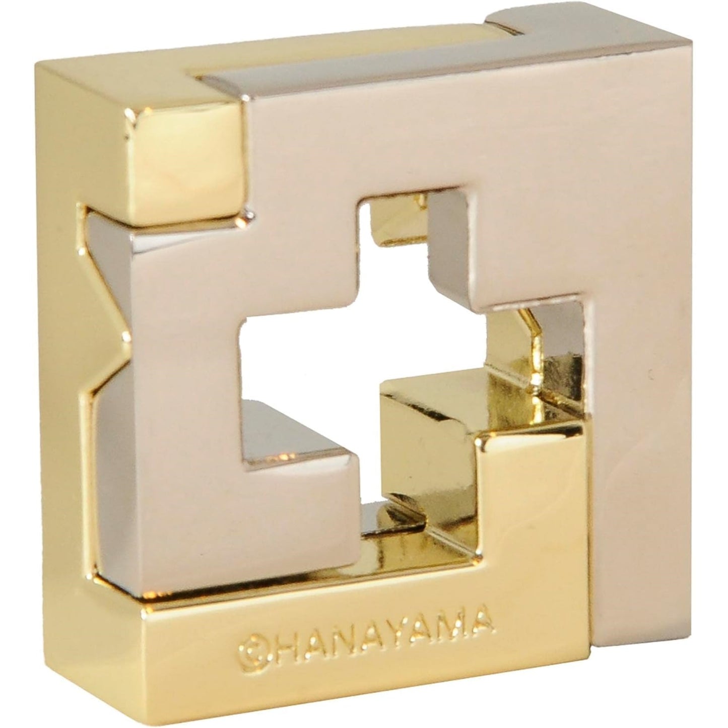 Bepuzzled |Cross Hanayama Cast Metal Brain Teaser Puzzle Level 3 Mensa-Rated Puzzles For Kids And Adults Ages 12 And Up