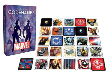Usaopoly Marvel Codenames | Based On The Hit Social Word Game Codenames | Relive Memorable Moments From The Marvel Comic Universe | Fun Board Game For The Whole Family