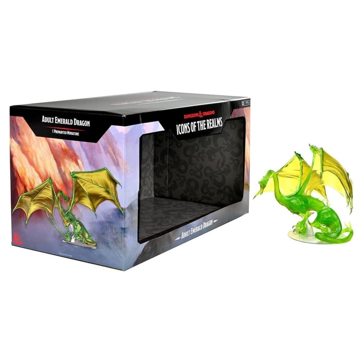 D&D Icons Of The Realms: Adult Emerald Dragon Premium Figure