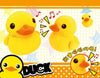 Peace Yellow Duck 12'' Plush W/ Sound
