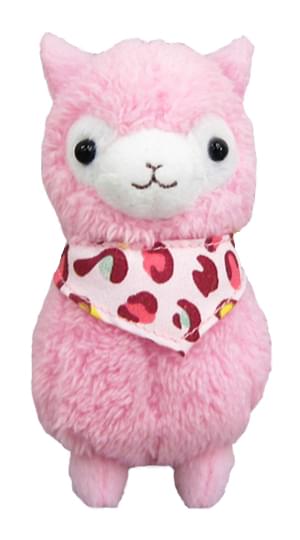 Llama Bandana Alpaca 12'' Pink Plush