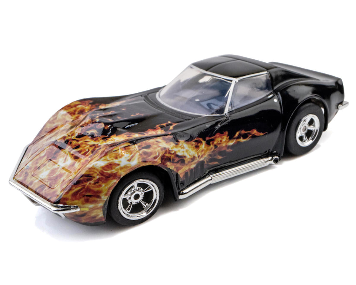 AFX 1968 Corvette 427 Wildfire Flames HO Scale Slot Car – 22051