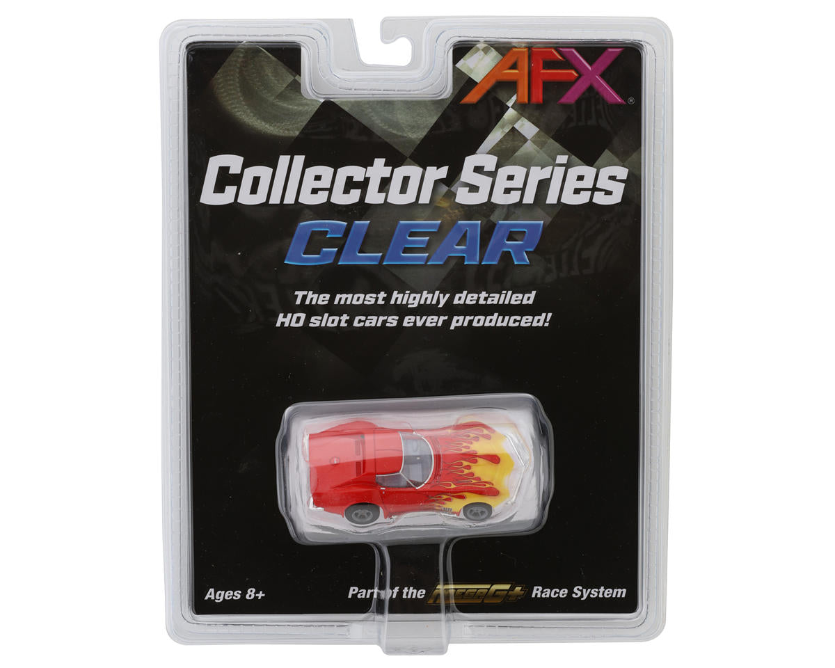 AFX Collector Series Corvette 1970 HO Slot Car (Red Wildfire) (SWB) (Mega G+) 22055