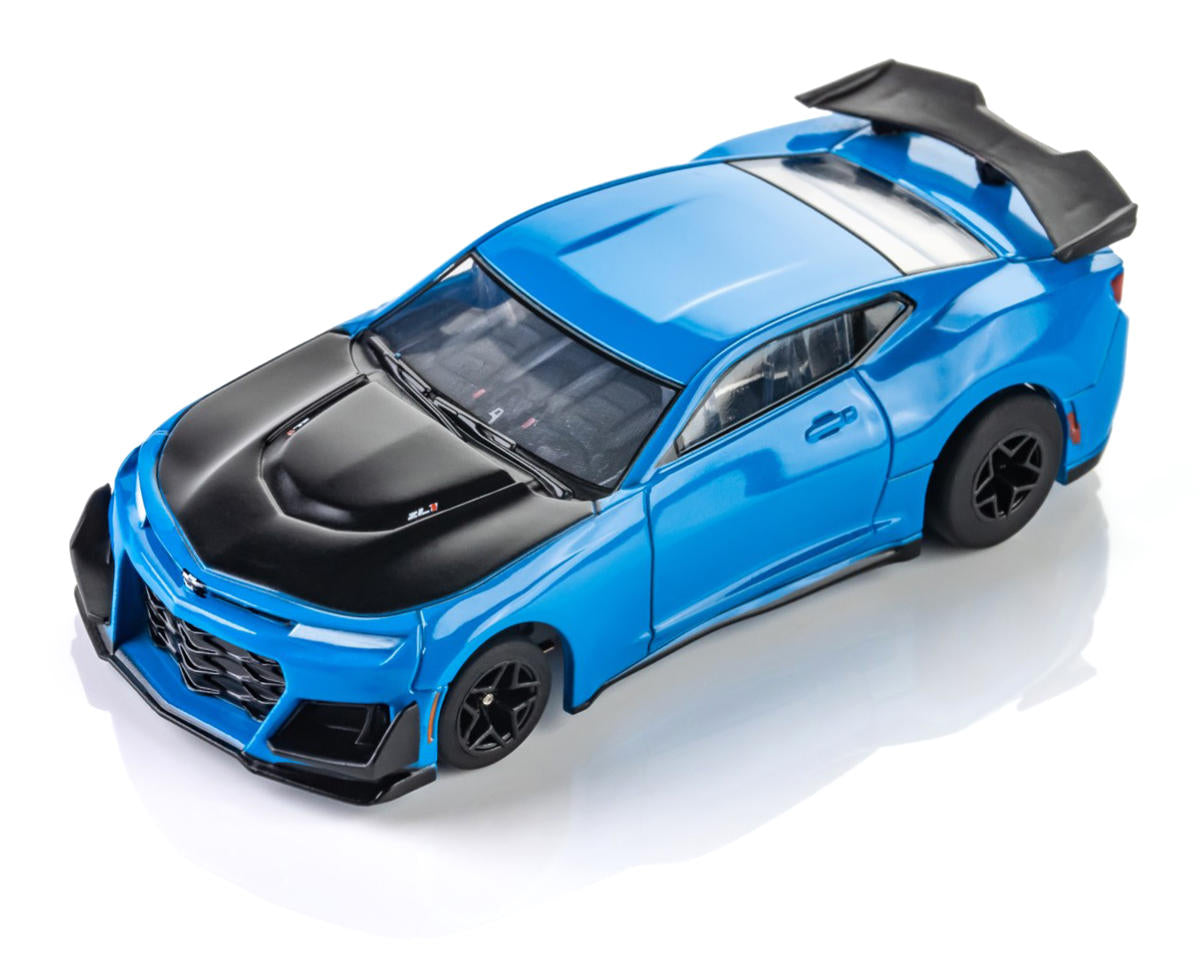 AFX 2021 Camaro ZL1 1LE Rapid Blue HO Scale Slot Car – 22079
