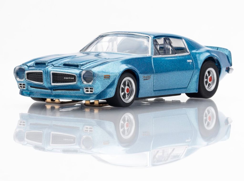 AFX 1970 Pontiac Firebird Formula 400 Atoll Blue Metallic HO Scale Slot Car – 22123