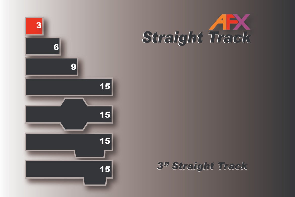 AFX Racing Track Straight 3" (2pcs) 70607