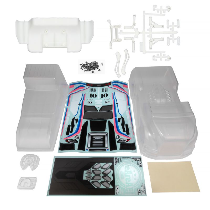 Team Associated 6x6 Clear Body Set - Scale Truck Body