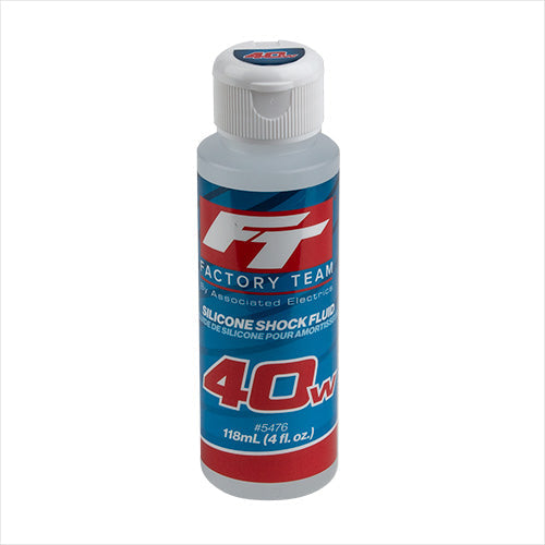 Team Associated 40 Weight Silicone Shock Oil 4oz 500cSt RC Suspension