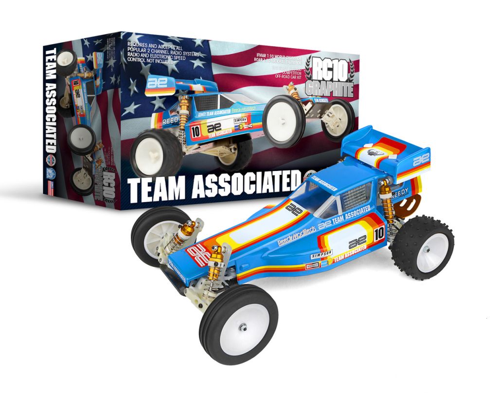 Team Associated RC10 40th Anniversary Graphite 1/10 Scale 2WD Electric Buggy Kit - Limited Edition