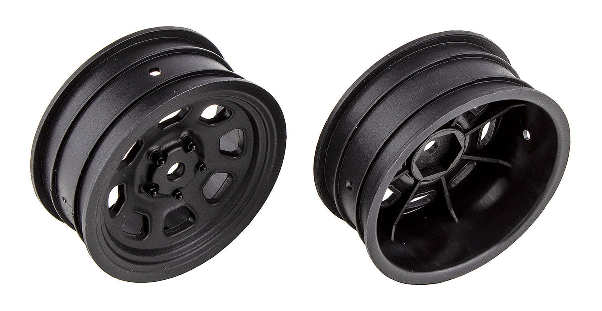 Team Associated SR10 Black Front Wheels 1 pair