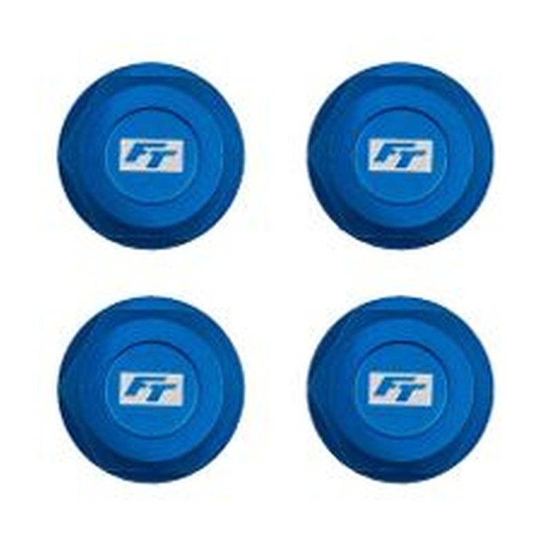 Team Associated Factory Team Aluminum 17mm Capped Wheel Nuts - Blue Anodized