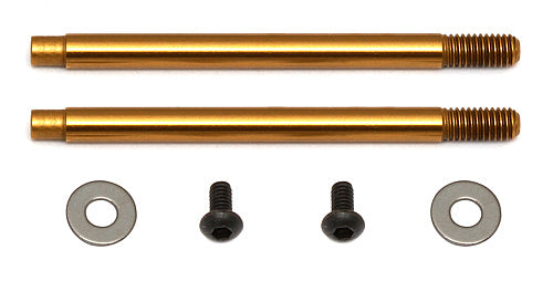 Team Associated 3x27.5mm Shock Shaft V2 TiN Coated
