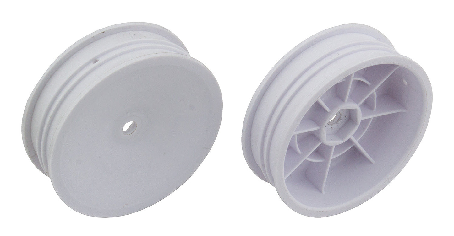 Team Associated Slim 2.2 Front Wheels White - B6 Series 2WD Racing Wheels