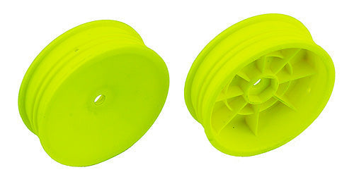 Team Associated Slim 2.2 Front Wheels Yellow - B6 Series 2WD Racing Wheels