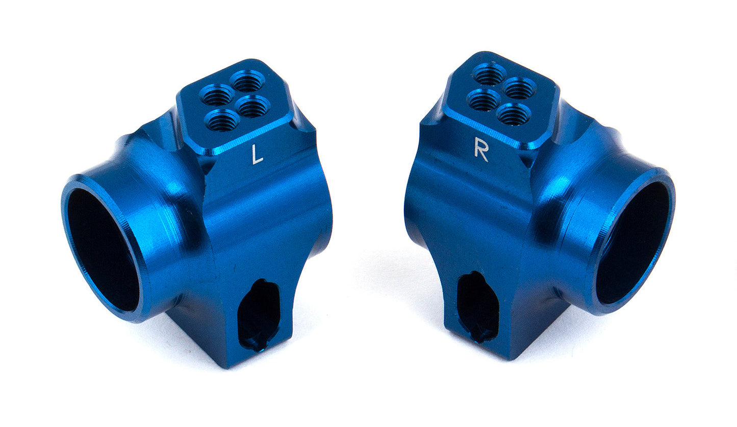 Team Associated Factory Team Blue Aluminum Rear Hubs - B6 Upgrade