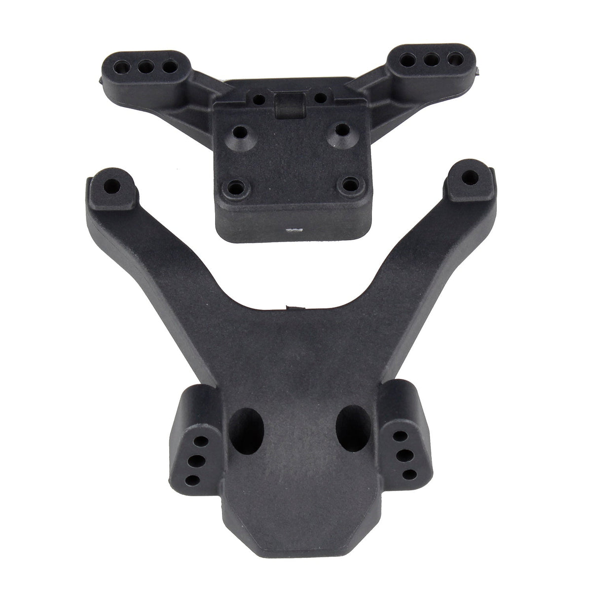Team Associated RC10B6 Factory Team Top Plate Ballstud Mount Carbon