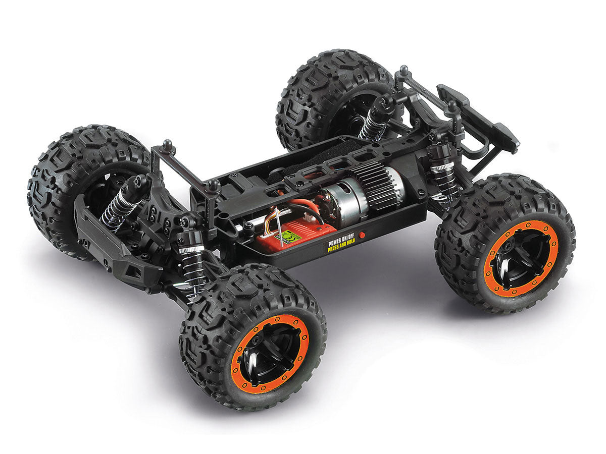 BlackZon Slyder MT 1/16 4WD Electric Monster Truck (Orange)