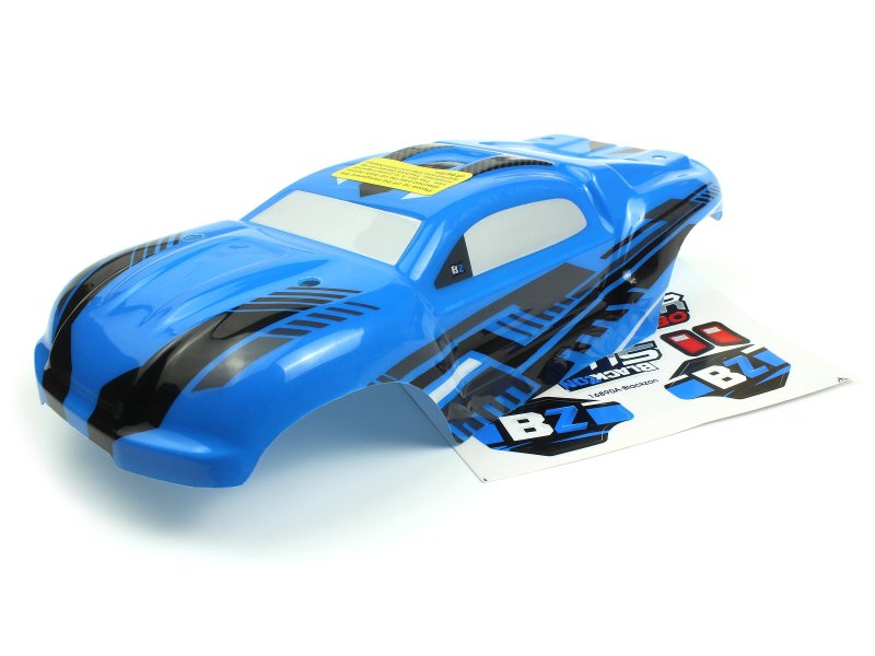 BlackZon Slyder ST Turbo Pre-Painted Body Shell - Blue/Black - 540207