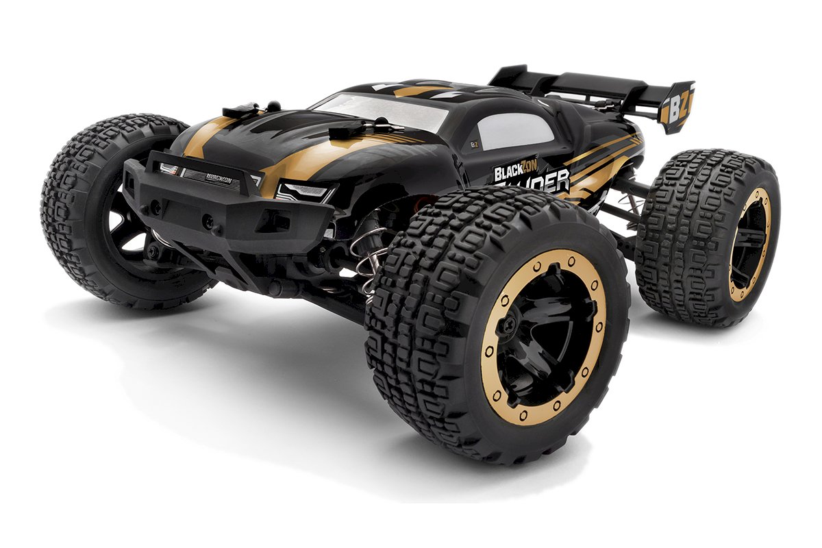 BlackZon Slyder ST Turbo 1/16 Scale 4WD 2S Brushless Electric Stadium Truck RTR (Gold) - 540218