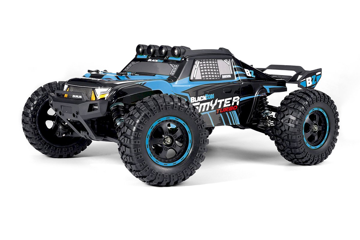 BlackZon Smyter DT Turbo 1/12 Scale 4WD 3S Brushless Electric Desert Truck RTR (Blue) - 540254