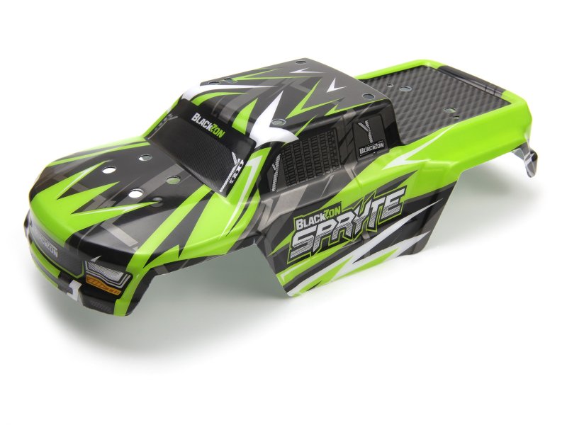 BlackZon Spryte MT Pre-Painted Body Shell - Green - 540342