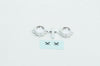 CEN Racing Chrome Wheel Cap w/Decal for KG1 Forged KD014 Trident 2pcs