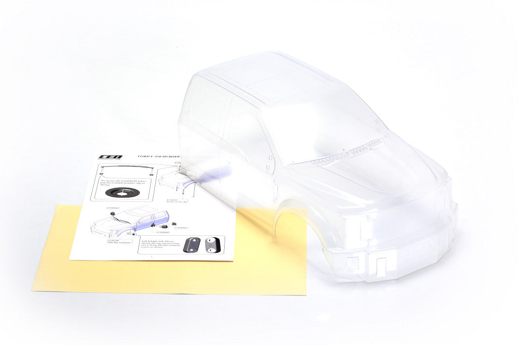 CEN Racing Ford F450 SD Front Clear Body (front only)