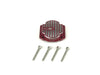 CEN Racing KAOS CNC Metal Differential Cover (Red Anodized) 1pc Q / MT / DL Series